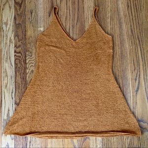 Rustic orange tank top!